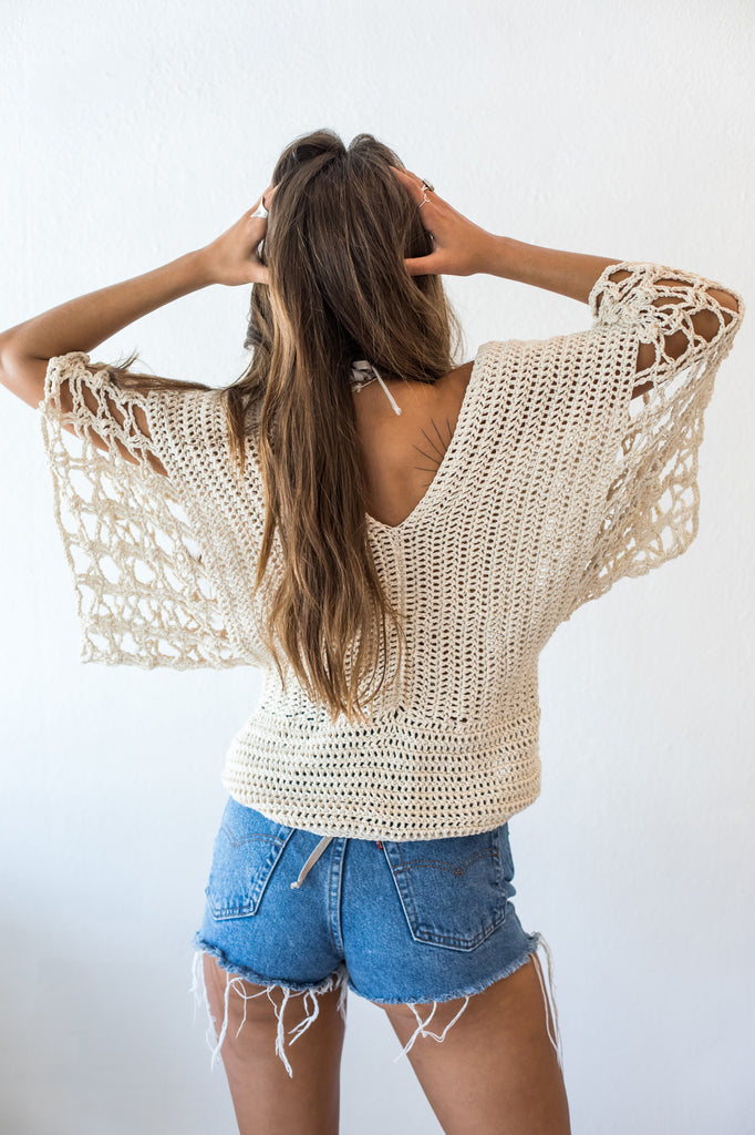 Daria Crochet Sweater
