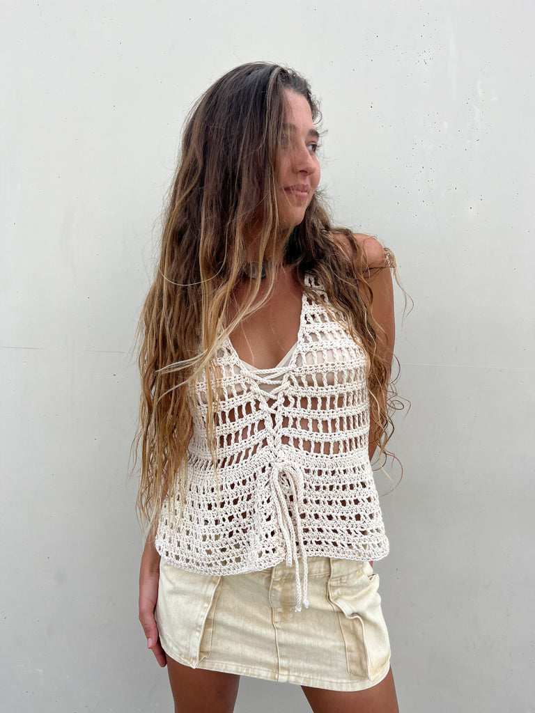 Luna Blanca Crochet Top