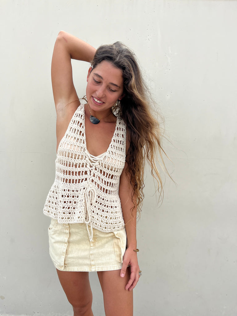 Luna Blanca Crochet Top