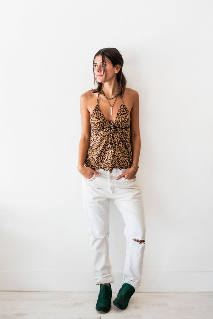 Leopard Grace Top