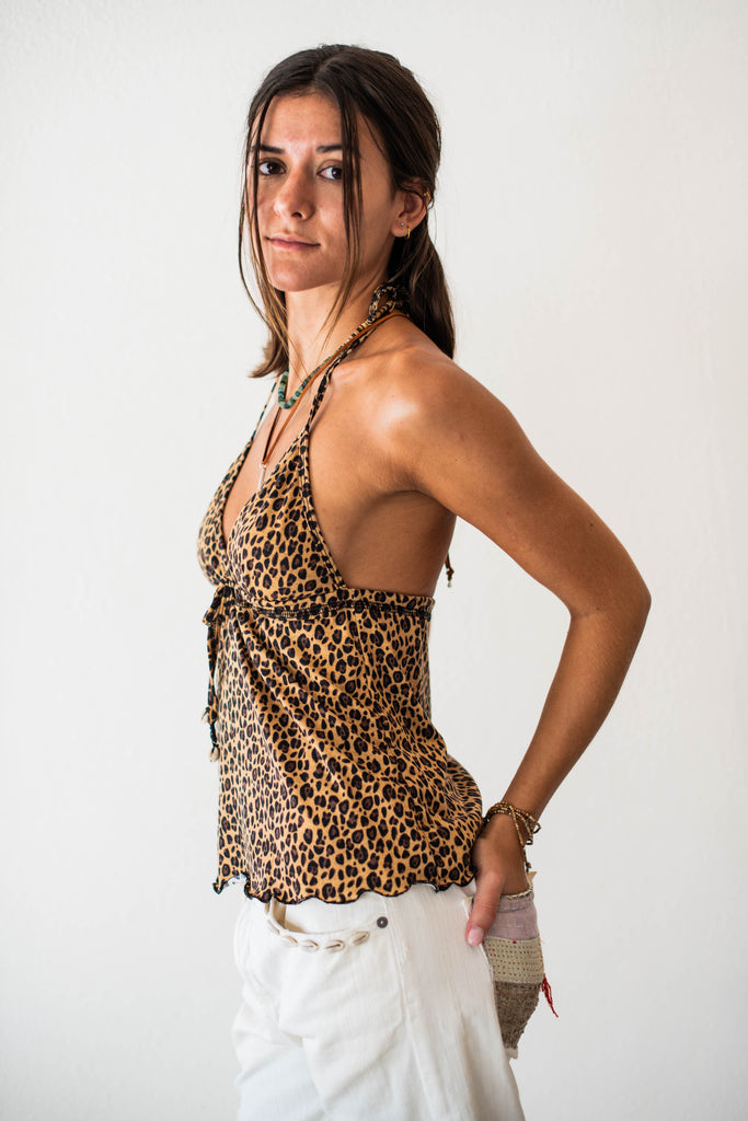 Leopard Grace Top