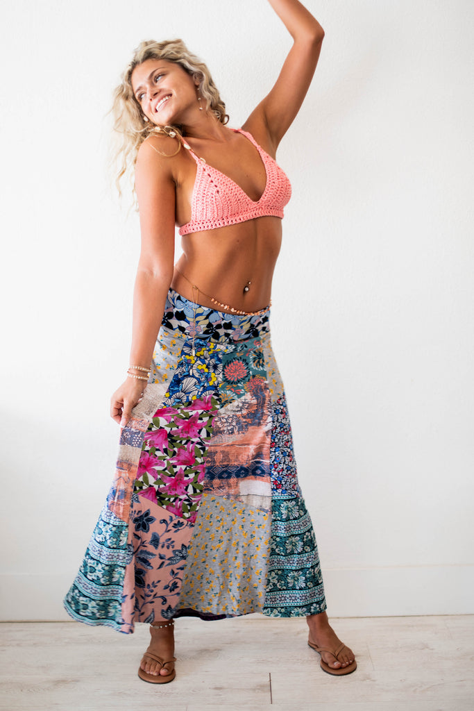 Patchwork Maxi skirt