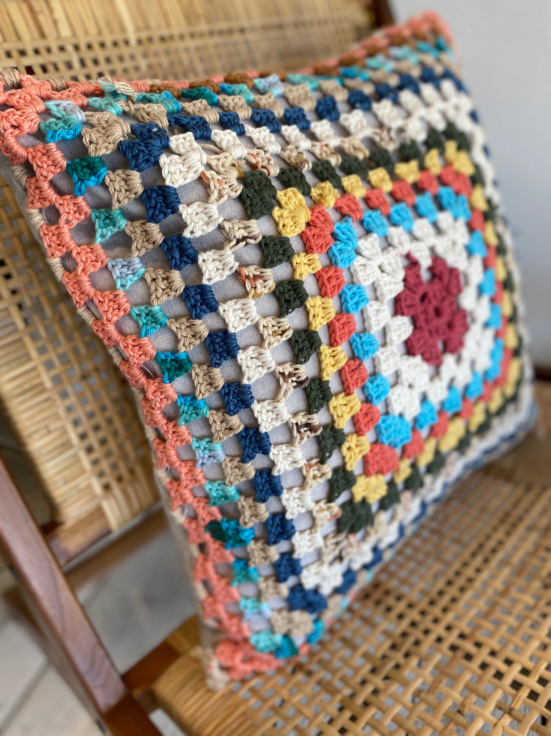 Crochet pillows for outlet sale